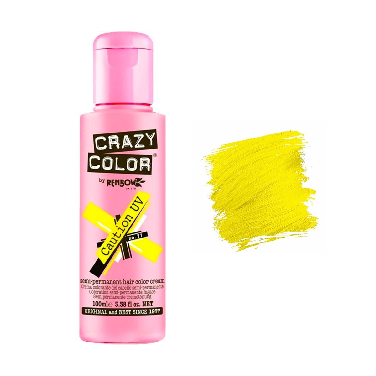 Crazy Colour UV Reactive Semi Permanent Hair Dye