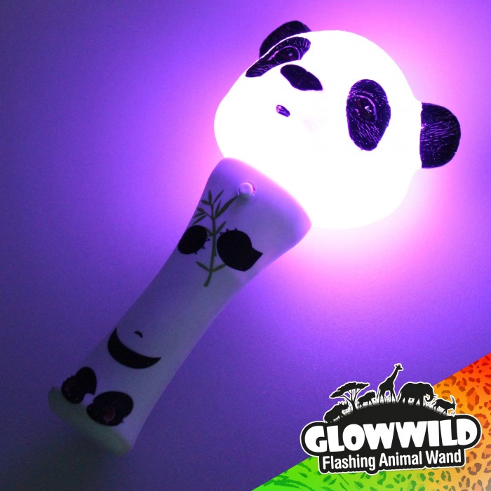  Panda Mini Light Up Animal Wand 7"