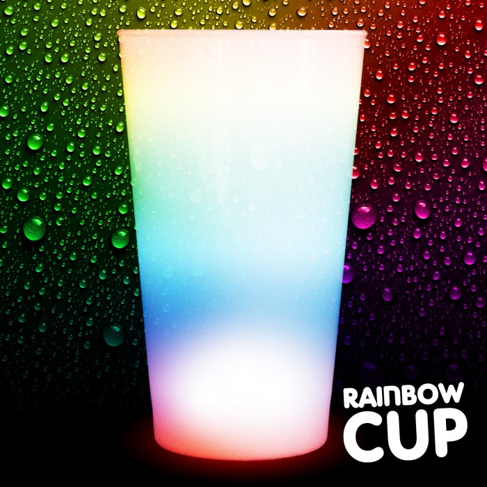  Light Up Rainbow Cups