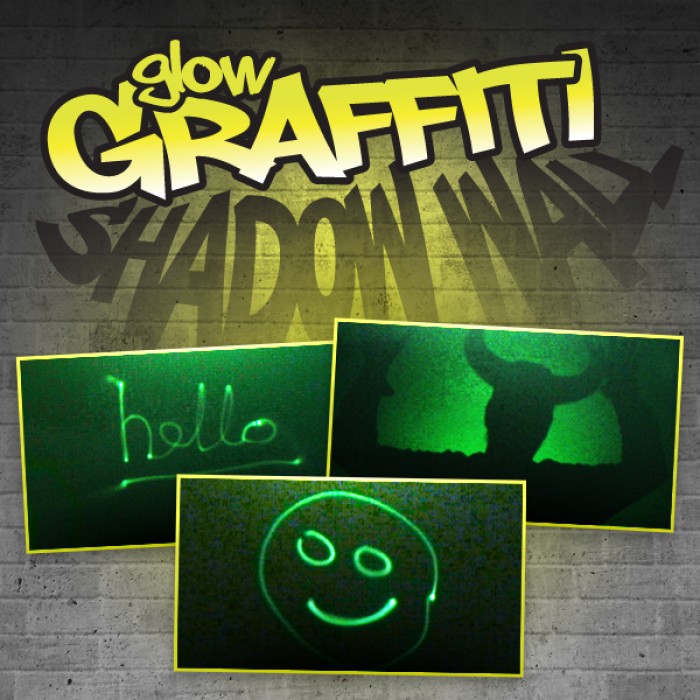  Glow Graffiti Shadow Wall