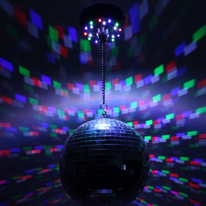 Rainbow Mirrored 1970s Disco Ball - NeatoShop