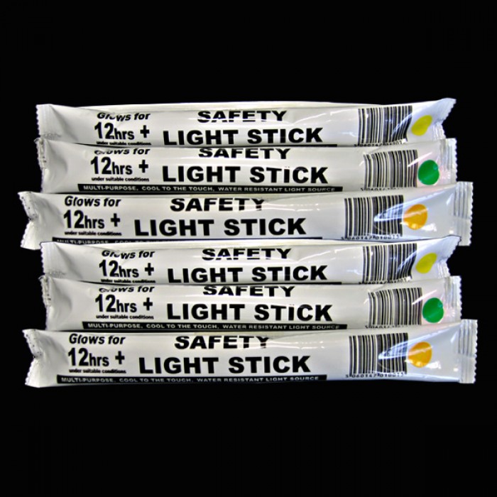 Be Ready Industrial 12 hour Illumination Emergency Safety Chemical Light Glow Sticks 36 Pack Green 