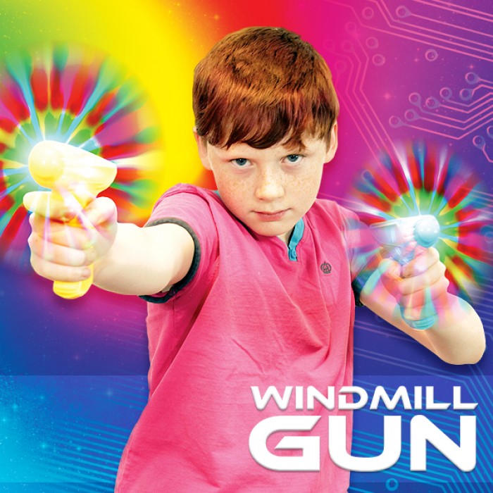 Light Up Windmill Gun