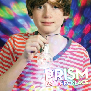 Light Up Prism Ball Necklace