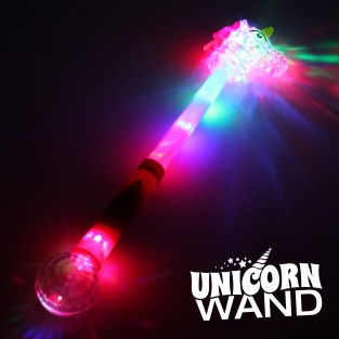 Large Light Up Unicorn Wand Wholesale