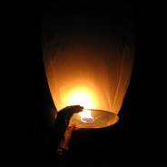Chinese Flying Lanterns - White (10 Pack) 3 