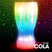 Flashing Cola Glass Wholesale 1 