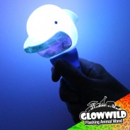 Dolphin Mini Flashing Animal Wand 7" Wholesale 2 