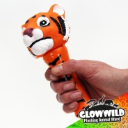Tiger Mini Flashing Animal Wand 7" Wholesale 10 