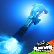 Dolphin Mega Light Up Animal Wand 11" 4 