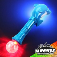 Dolphin Mega Light Up Animal Wand 11" 5 