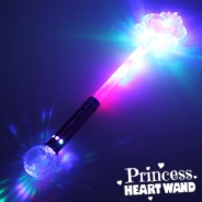Large Light Up Princess Heart Wand Wholesale 5 