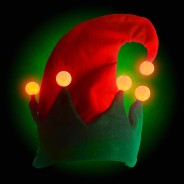 Flashing LED Elf Hat Wholesale 3 
