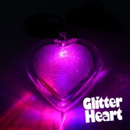 Flashing Glitter Heart Necklaces Wholesale 5 