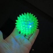 Light up Spikey Ball 7.5cm Wholesale 2 