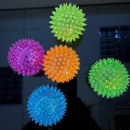 Small Light Up Spikey Ball 6.5cm Wholesale 3 