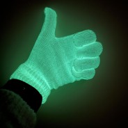 Glow in the Dark Gloves 9 Real Glow in the dark image no UV lighting