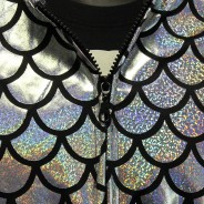 Silver Scale Holographic Jacket 2 