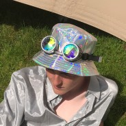 Silver Holographic Hat 1 