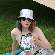 Silver Holographic Hat 3 