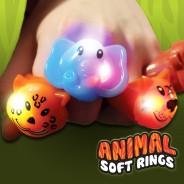 Flashing Animal Soft Rings Wholesale 1 