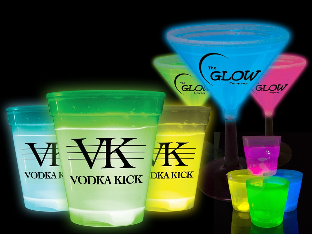 Printed Glow Cups